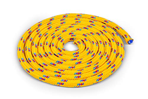 Springseil Kinder und Erwachsene | Schönes Muster | Gelb | Seile Schule | Seilspringen Fitness | 3 Meter | Skipping Rope | Jumping Rope Springseil Kinder und Erwachsene | Schönes Muster | Gelb | Seile Schule | Seilspringen Fitness | 3 Meter | Skipping Rope | Jumping Rope von Vinex