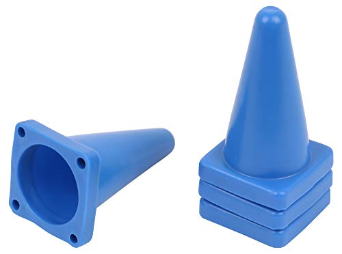 Vinex 4 Stück Flexible Hütchen 10 cm nach IAAF-Vorgaben - blau von Vinex
