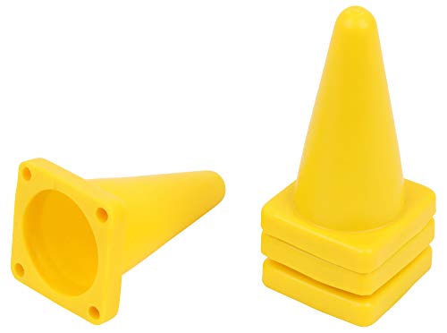 Vinex 4 Stück Flexible Hütchen 10 cm nach IAAF-Vorgaben - gelb Vinex 4 Stück Flexible Hütchen 10 cm nach IAAF-Vorgaben - gelb von Vinex