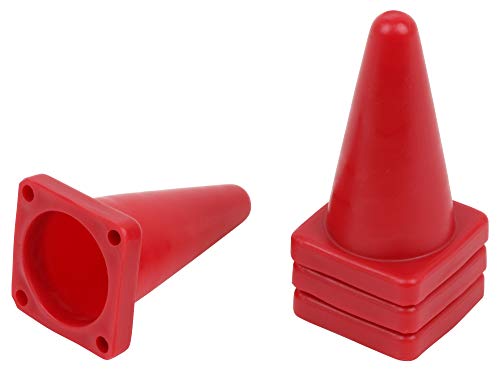 Vinex 4 Stück Flexible Hütchen 10 cm nach IAAF-Vorgaben - rot Vinex 4 Stück Flexible Hütchen 10 cm nach IAAF-Vorgaben - rot von Vinex