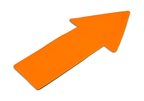 Vinex Bodenmarkierung in Pfeilform - 30 cm - orange von Vinex