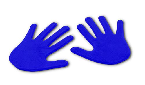 Vinex Paar Bodenmarkierungen in Handform - blau Vinex Paar Bodenmarkierungen in Handform - blau von Vinex