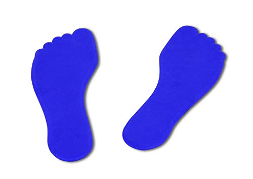 Vinex Paar Markierungs-Füße für Kindertraining und Schule - blau von Vinex