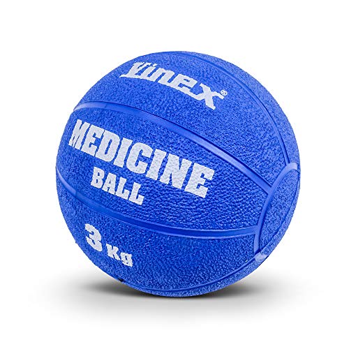 Vinex Robuster Gummimedizinball - 3 kg - blau Vinex Robuster Gummimedizinball - 3 kg - blau von Vinex
