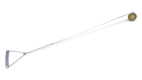 Vinex Wurfhammer für Wettkampf und Training - 1,5 kg - Gusseisen - Gold - Inklusive Draht und Griff - WA-Zertifiziert Vinex Wurfhammer für Wettkampf und Training - 1,5 kg - Gusseisen - Gold - Inklusive Draht und Griff - WA-Zertifiziert von Vinex