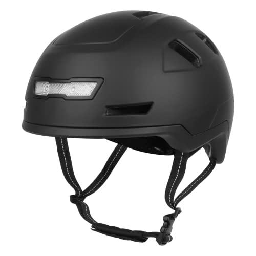 VINZ Nevis Speed Pedelec Helm (NTA 8776) mit LED - Matt Schwarz von Vinz