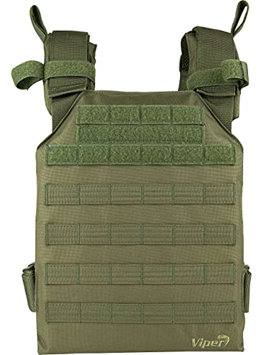 Viper TACTICAL Elite - Taktischer MOLLE-Plattenträger - Grün von Viper TACTICAL