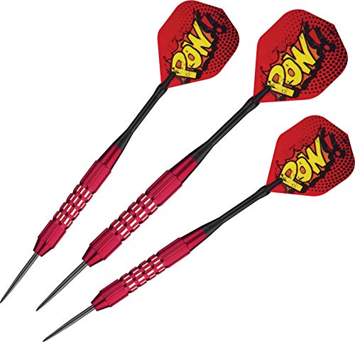 Viper Comix Stahl Tip Darts, 22 Gramm, Unisex, Red (POW) von Viper