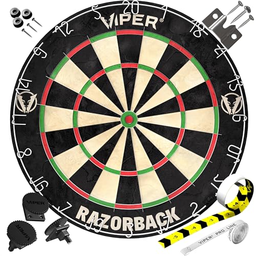 Viper Razorback Spitze aus Sisal/Bristle Dartscheibe mit frei von Klammern sind Spider Viper Razorback Spitze aus Sisal/Bristle Dartscheibe mit frei von Klammern sind Spider von Viper