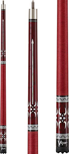 Viper Sinister 147,3 cm 2-teilig Billard/Pool Queue, Burgunderrot mit mit Perlglanz Einlage Viper Sinister 147,3 cm 2-teilig Billard/Pool Queue, Burgunderrot mit mit Perlglanz Einlage von Viper