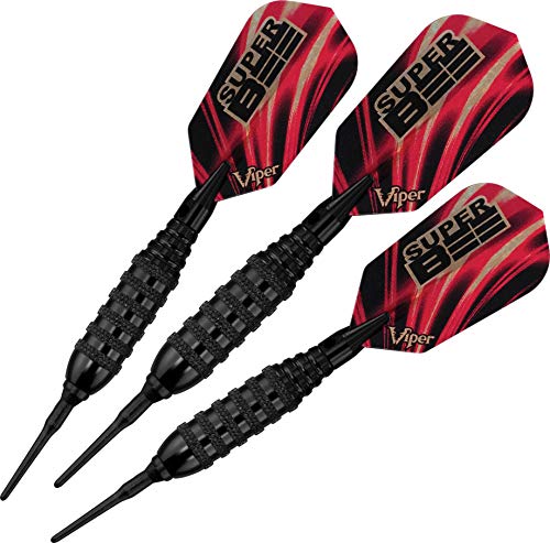 Viper Unisex-Erwachsene Super Bee Dartpfeile mit weicher Spitze, schwarz Viper Unisex-Erwachsene Super Bee Dartpfeile mit weicher Spitze, schwarz von Viper