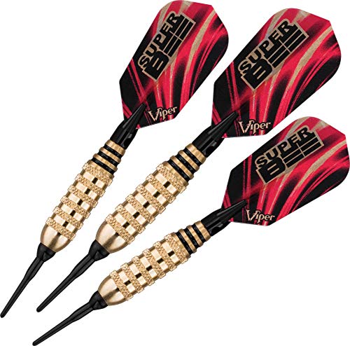 Viper Unisex Super Bee Dartpfeile mit weicher Spitze, gold, 16-Gram EU Viper Unisex Super Bee Dartpfeile mit weicher Spitze, gold, 16-Gram EU von Viper