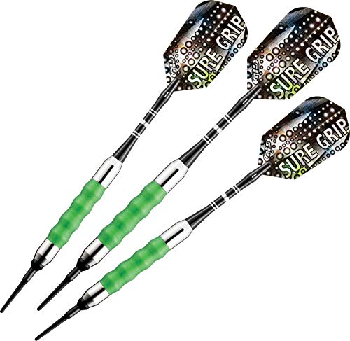 Viper Sure Grip Dartpfeile mit weicher Spitze, Unisex-Erwachsene, grün, 16 Grams Viper Sure Grip Dartpfeile mit weicher Spitze, Unisex-Erwachsene, grün, 16 Grams von Viper