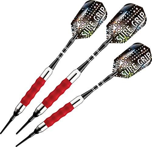 Viper Sure Grip Dartpfeile mit weicher Spitze, Unisex-Erwachsene, rot, 16 Grams Viper Sure Grip Dartpfeile mit weicher Spitze, Unisex-Erwachsene, rot, 16 Grams von Viper