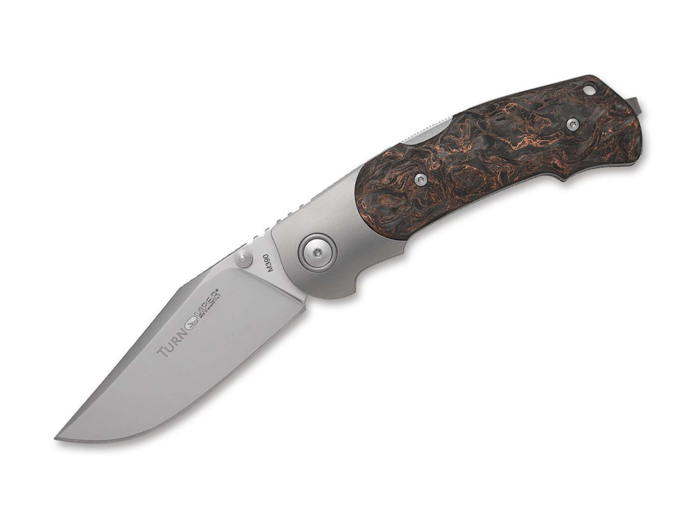 Viper Taschenmesser Viper Turn Dark Matter Copper Carbon Limited Edition von Viper