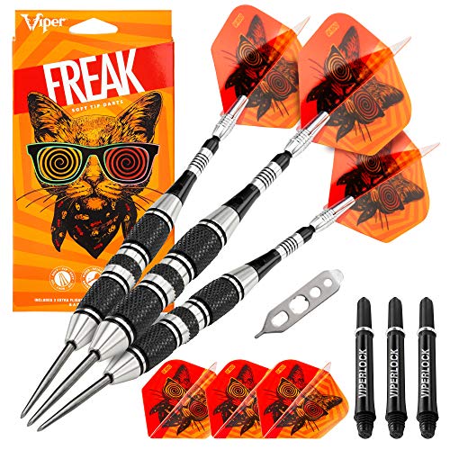 Viper The Freak Steel Tip Darts, Grooved Barrel, 22 Grams Viper The Freak Steel Tip Darts, Grooved Barrel, 22 Grams von Viper