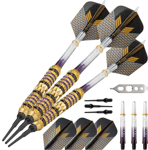 Viper Wizard Soft Tip Darts mit Aufbewahrungs-/Reisetasche, 18 Gramm Viper Wizard Soft Tip Darts mit Aufbewahrungs-/Reisetasche, 18 Gramm von Viper