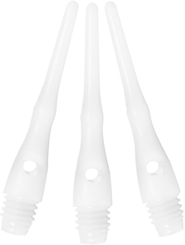 Viper by GLD Products Unisex-Erwachsene, weiß, Viper Dart Zubehör: Tufflex III 2BA Gewinde Soft Tip Dartspitzen, 1000 Stück, 1000 Pack von Viper