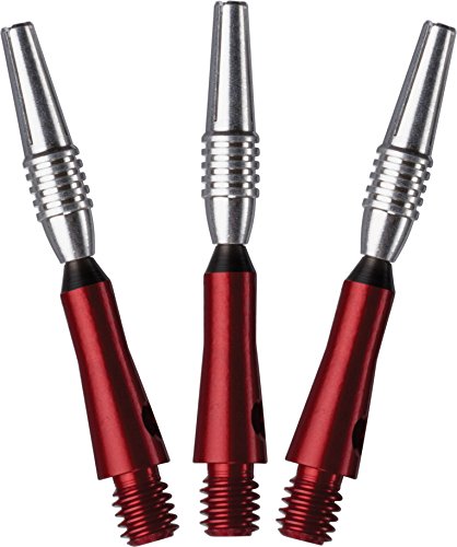 Viper by GLD Products Unisex-Erwachsene Viper Spinster Aluminium-Dart-Schaft, kurz (SH), 3er-Pack, Rot/Ausflug, einfarbig (Getaway Solids), Short 1.5-Inch von Viper