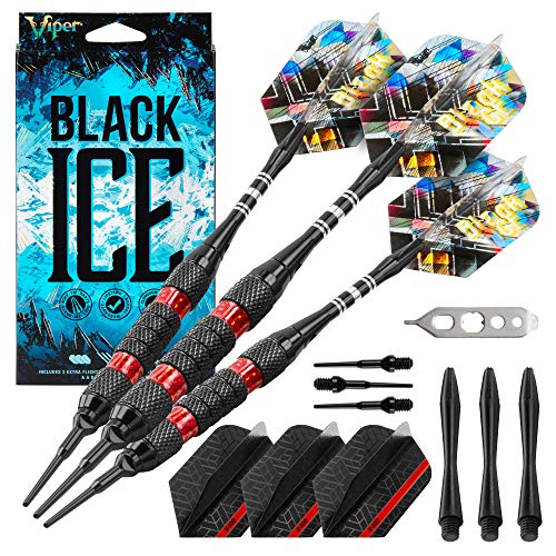 Viper schwarz Ice Soft Spitze Darts, Unisex, Red Rings Viper schwarz Ice Soft Spitze Darts, Unisex, Red Rings von Viper