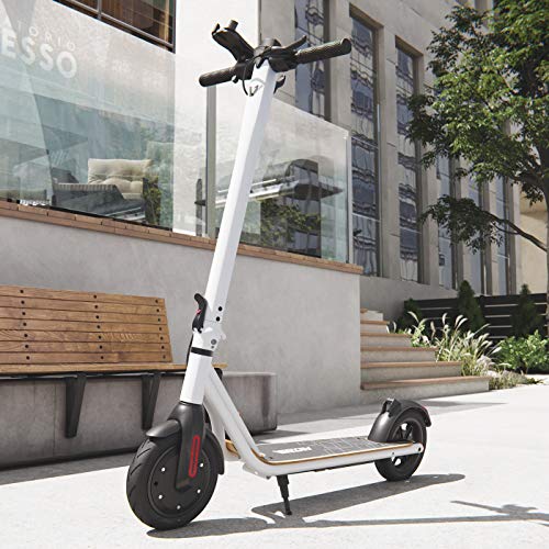 E-Scooter mit Straßenzulassung Elektro Scooter ABE Aluminium Elektroroller Faltbar Roller EScooter eKFV Zulassung Führerscheinfrei (Weiss) von Viron