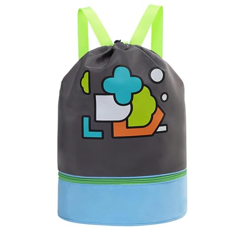 Virtcooy Schwimmtaschen für Kinder, Kinder-Pooltasche - wasserdichte Cartoon-Badetasche für Kinder aus Oxford-Stoff | Pooltasche mit verstellbaren Schultergurten, Sporttasche für Kleidung, Schuhe, von Virtcooy