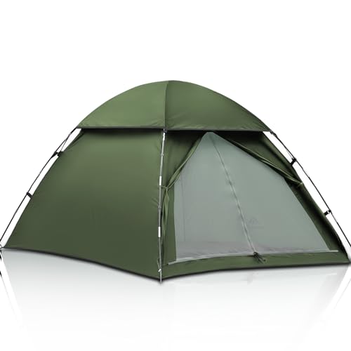 Zelt 2 Personen, Ultra-leicht, Kleines Packmaß,Camping Zelt, 3 Saison Kuppelzelt, Schneller Aufbau, Zelt für Trekking, Outdoor von VirtuDrill