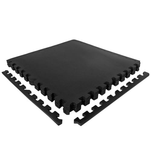 Fitnessmatte Sportmatte rutschfest Gymnastikmatte Trainingsmatte 120x120 cm - VirtuFit Puzzle Schwarz - Puzzlematter - Fitnessmatte Fitnessmatte Sportmatte rutschfest Gymnastikmatte Trainingsmatte 120x120 cm - VirtuFit Puzzle Schwarz - Puzzlematter - Fitnessmatte von VirtuFit