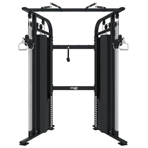 VirtuFit CC100 Kabelzug-Crossover – zweifach verstellbare Seilrolle – Funktionstrainer VirtuFit CC100 Kabelzug-Crossover – zweifach verstellbare Seilrolle – Funktionstrainer von VirtuFit