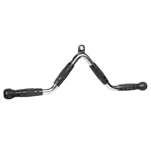 VirtuFit Curlstange Griff - Trizeps Curl-Griff - r, aus Chrom - Trizeps-Griff, Bizeps Curl, Kabelzuggriff, SZ-Griff, LAT Pulldown Bar, Latzugstange, Krafttraining VirtuFit Curlstange Griff - Trizeps Curl-Griff - r, aus Chrom - Trizeps-Griff, Bizeps Curl, Kabelzuggriff, SZ-Griff, LAT Pulldown Bar, Latzugstange, Krafttraining von VirtuFit