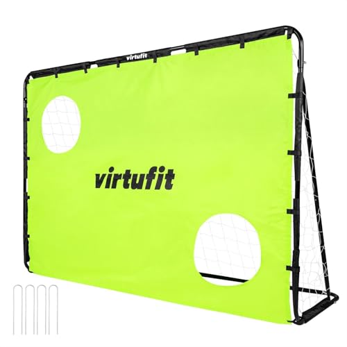 Virtufit Kinder Fußballtor Pro mit Target Wall - 215 x 150 cm - Fussballtore für Garten - Fußballtraining Virtufit Kinder Fußballtor Pro mit Target Wall - 215 x 150 cm - Fussballtore für Garten - Fußballtraining von VirtuFit