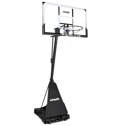 VirtuFit Verstellbare Basketballanlage - Basketballkorb Outdoor - Basketballständer - 145 bis 305 & 245 bis 305 (Transparent (Premium 245 bis 305 cm)) VirtuFit Verstellbare Basketballanlage - Basketballkorb Outdoor - Basketballständer - 145 bis 305 & 245 bis 305 (Transparent (Premium 245 bis 305 cm)) von VirtuFit