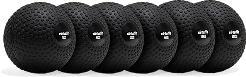 VirtuFit Slam Ball – Fitnessball - 5 kg – Schwarz von VirtuFit