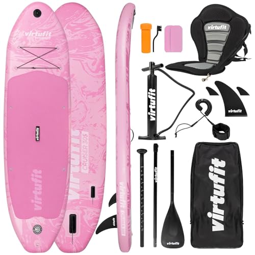 VirtuFit Supboard Cruiser 305 - Pink - Mit Kajak-Sitz, Zubehör und Tragetasche VirtuFit Supboard Cruiser 305 - Pink - Mit Kajak-Sitz, Zubehör und Tragetasche von VirtuFit