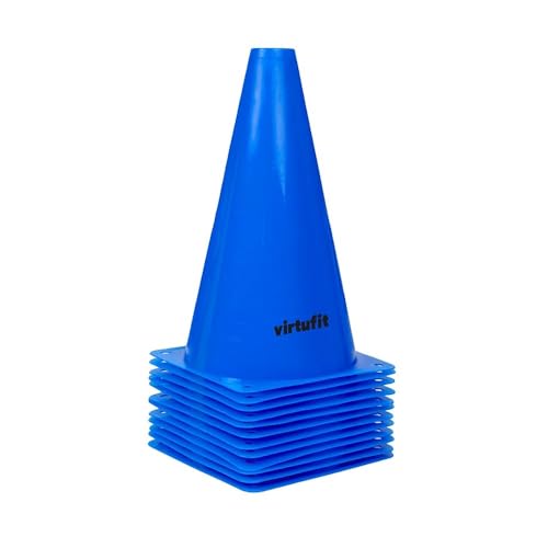 VirtuFit Pylonen Set - 23 cm - 12 Stück - Blau VirtuFit Pylonen Set - 23 cm - 12 Stück - Blau von VirtuFit