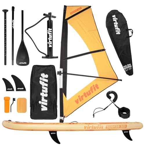Virtufit Supboard Surfer 305 - Orange - Inklusive Windsegel und Zubehör Virtufit Supboard Surfer 305 - Orange - Inklusive Windsegel und Zubehör von VirtuFit