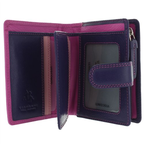 VISCONTI Leder Rainbow-Kollektion, Geldbörse Bali mit RFID-Schutz RB40 Baya Multi VISCONTI Leder Rainbow-Kollektion, Geldbörse Bali mit RFID-Schutz RB40 Baya Multi von VISCONTI