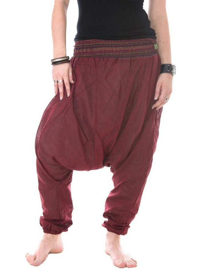 Vishes Haremshose Luftige Sommerhose Haremshose Pluderhose Baggahose, Yogahose von Vishes