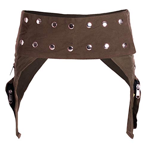 Vishes Hippie Pixie Doppel Holster Hüfttasche Bauchtasche Sidebag Gürtel-Tasche Damen Herren braun Vishes Hippie Pixie Doppel Holster Hüfttasche Bauchtasche Sidebag Gürtel-Tasche Damen Herren braun von Vishes
