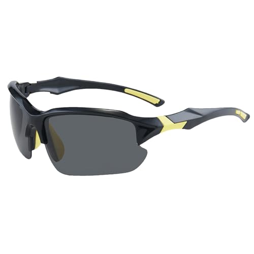 Visiblurry Fahrrad-Sonnenbrillen, Fahrradbrillen | Modische coole Mountainbike-Brille | Polarisierte Sonnenschutz-Beach-Volleyball-Angelbrille für den Außenbereich für Männer und Frauen von Visiblurry
