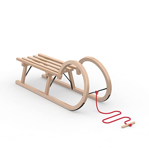 Vispronet Hörnerschlitten Classic ✓ Tragfähigkeit 90 kg ✓ inkl. Zugseil ✓ Holzschlitten für Kinder und Erwachsene ✓ Schlittengröße 100 x 33 x 38 cm Vispronet Hörnerschlitten Classic ✓ Tragfähigkeit 90 kg ✓ inkl. Zugseil ✓ Holzschlitten für Kinder und Erwachsene ✓ Schlittengröße 100 x 33 x 38 cm von Vispronet