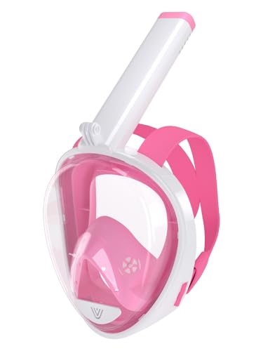 Vitare Schnorchelmaske für Erwachsene und Kinder, Tauchmaske Vollgesichts, 180° Sichtfeld Vollgesichtsmaske Schnorchelset mit Kamera Clip, Faltbare Antibeschlag Schnorchelmaske Vollmaske – L/XL S/M XS Vitare Schnorchelmaske für Erwachsene und Kinder, Tauchmaske Vollgesichts, 180° Sichtfeld Vollgesichtsmaske Schnorchelset mit Kamera Clip, Faltbare Antibeschlag Schnorchelmaske Vollmaske – L/XL S/M XS von Vitare