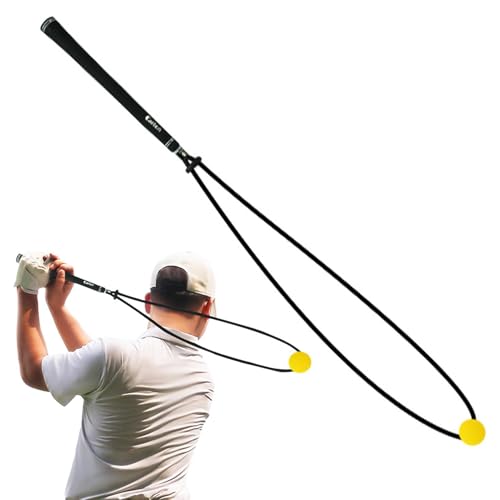 Vitsrisea Golf Swing Trainer – Golf Swing Training Seil für Korrektur-Set | Golfübungen innen und außen, warmer Schaft für Auslösen, Fahren und Schlagen, Golfzubehör von Vitsrisea