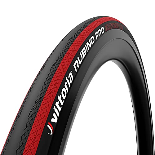 Vittoria Unisex-Adult Rubino Pro Faltreifen, schwarz/rot, 700 x 25c Vittoria Unisex-Adult Rubino Pro Faltreifen, schwarz/rot, 700 x 25c von vittoria