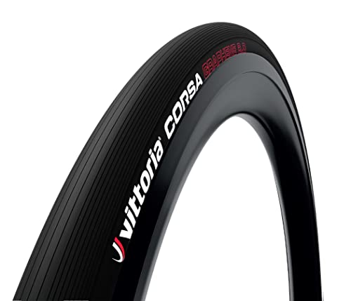 Vittoria Unisex-Adult Corsa Schlauchreifen, Full Black, 700x23c Vittoria Unisex-Adult Corsa Schlauchreifen, Full Black, 700x23c von vittoria