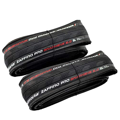 Vittoria Zaffiro Pro G2.0 Graphene Folding Clincher Tire 700x25C, Black, 2 Tire, VT2092 Vittoria Zaffiro Pro G2.0 Graphene Folding Clincher Tire 700x25C, Black, 2 Tire, VT2092 von vittoria