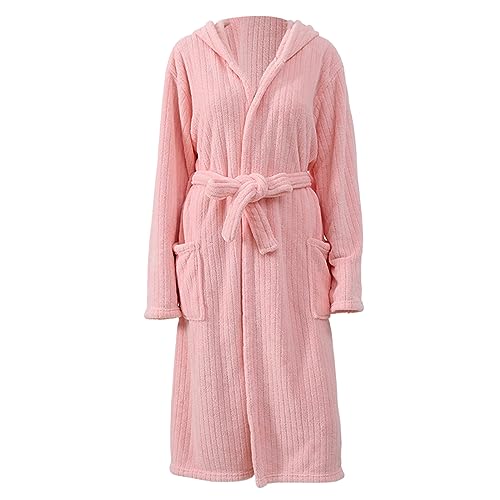 Bademantel Herren Frottee Paare Morgenmantel Lang Saunamantel V-Ausschnitt Hautfreundlich Nachtwäsche Für Herbst Frühling Bademantel Für Spa & Zuhause Kimono Robe von Viunychn