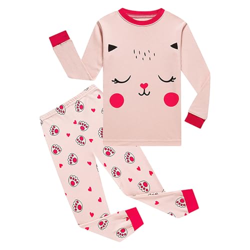 Halloween Pyjama Kinder Schlafanzug Baumwolle Süß Langarm Zweiteiliger Schlafanzüge Set Kinder Nachtwäsche Winter Weihnachten Pyjama Größe von Viunychn