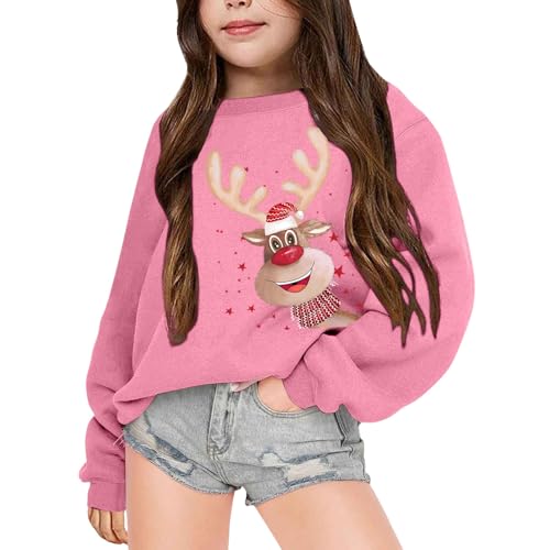 Kinderkleidung Junge - Weihnachtspuli Christmas Xmas Rentier Weihnachtskleidung Weihnacht Pullover Sweatshirt Weihnachtsmann Weihnachtsoutfit von Viunychn