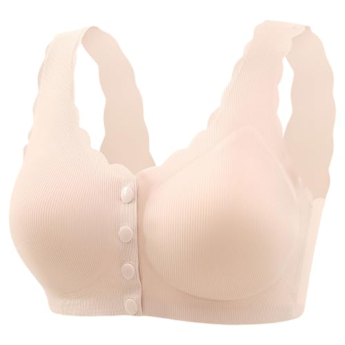 Naturana BH Ohne Bügel Starker Halt Schlafen Bra Vollschalen Seamless Bustier Große Größen Haltungskorrektur BH Soft Yoga-BH Cool Liftup Bra Outdoor Joggen Bralette von Viunychn